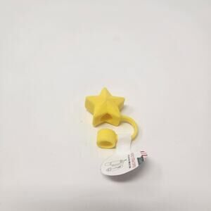 Yellow Star Tumbler Straw Cover